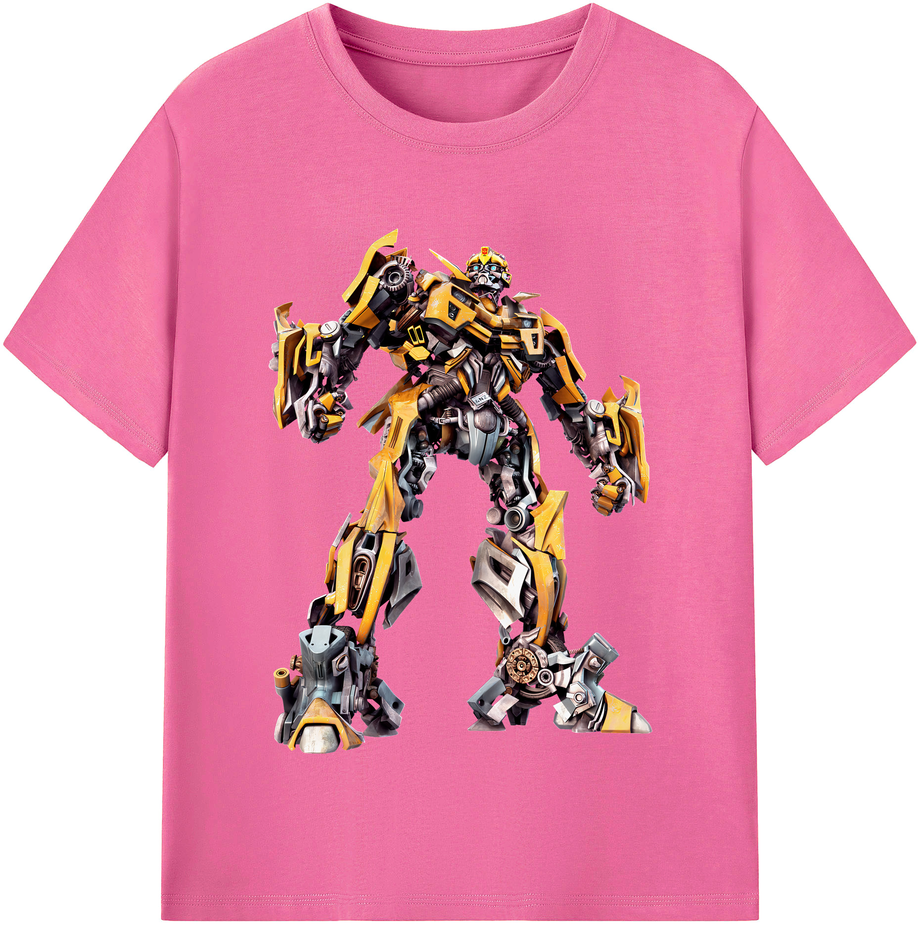 （画像用） Transformers トランスフォーマー レディースカジュアルプリントTシャツ（綿100％）
